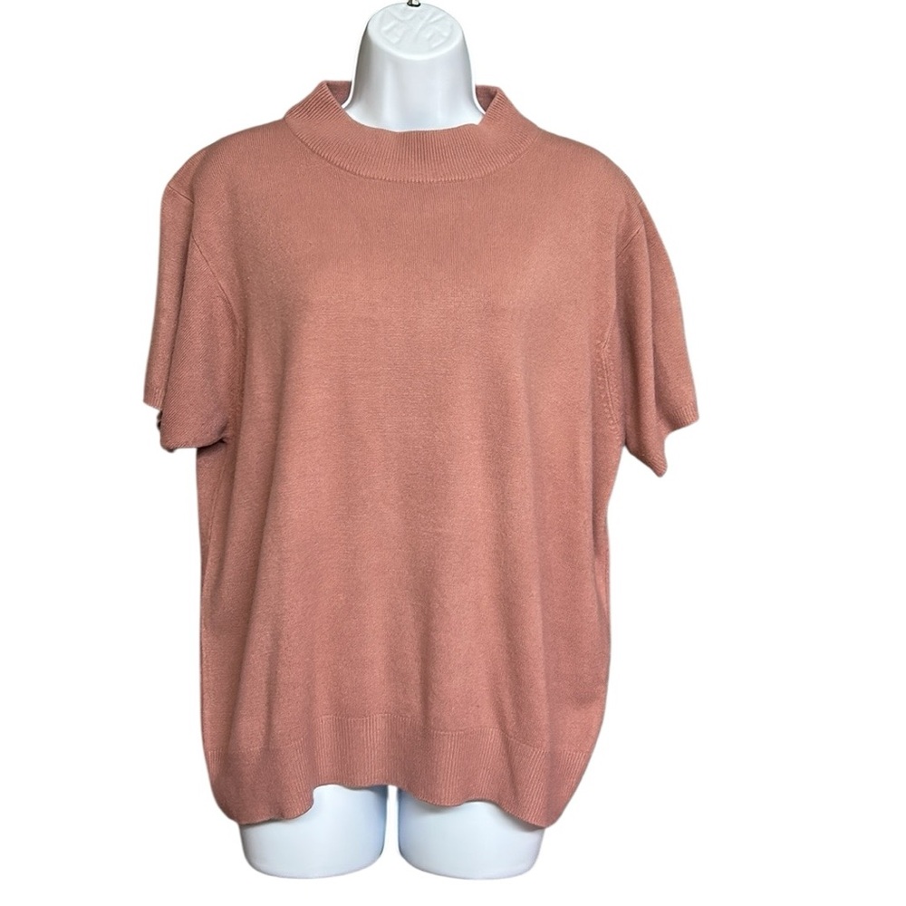 Vintage TanJay Knit Top Pink Plus Size 2X